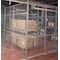Fordlogan By Spaceguard 2 Wall, Wire Partition Cage, 20 X 20, 10Ft High, No Top FL2S202010 - alternate 5